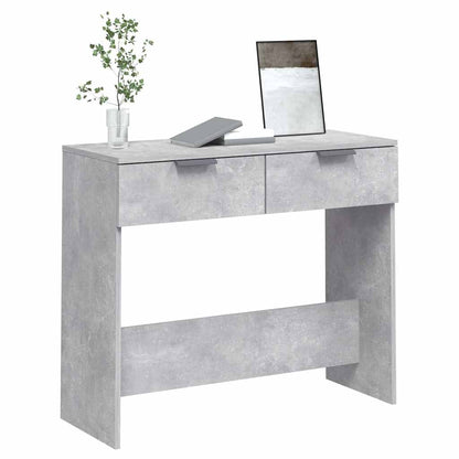 vidaXL Console Table Concrete Grey 90x36x75 cm Engineered Wood