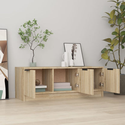 vidaXL TV Cabinet Sonoma Oak 102x35x36.5 cm Engineered Wood