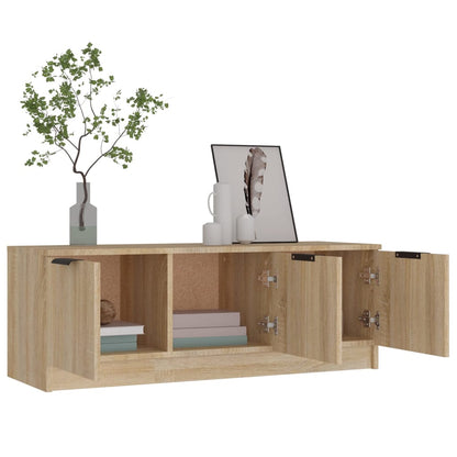 vidaXL TV Cabinet Sonoma Oak 102x35x36.5 cm Engineered Wood