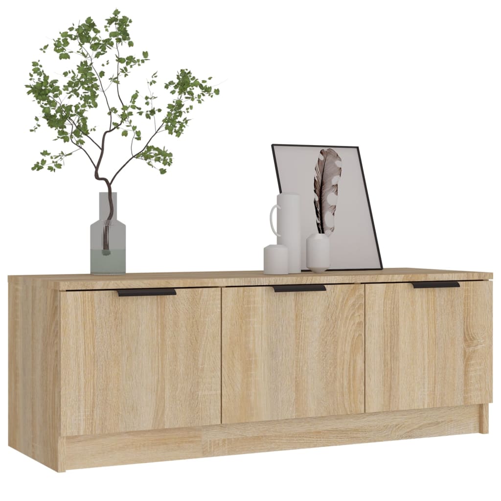 vidaXL TV Cabinet Sonoma Oak 102x35x36.5 cm Engineered Wood
