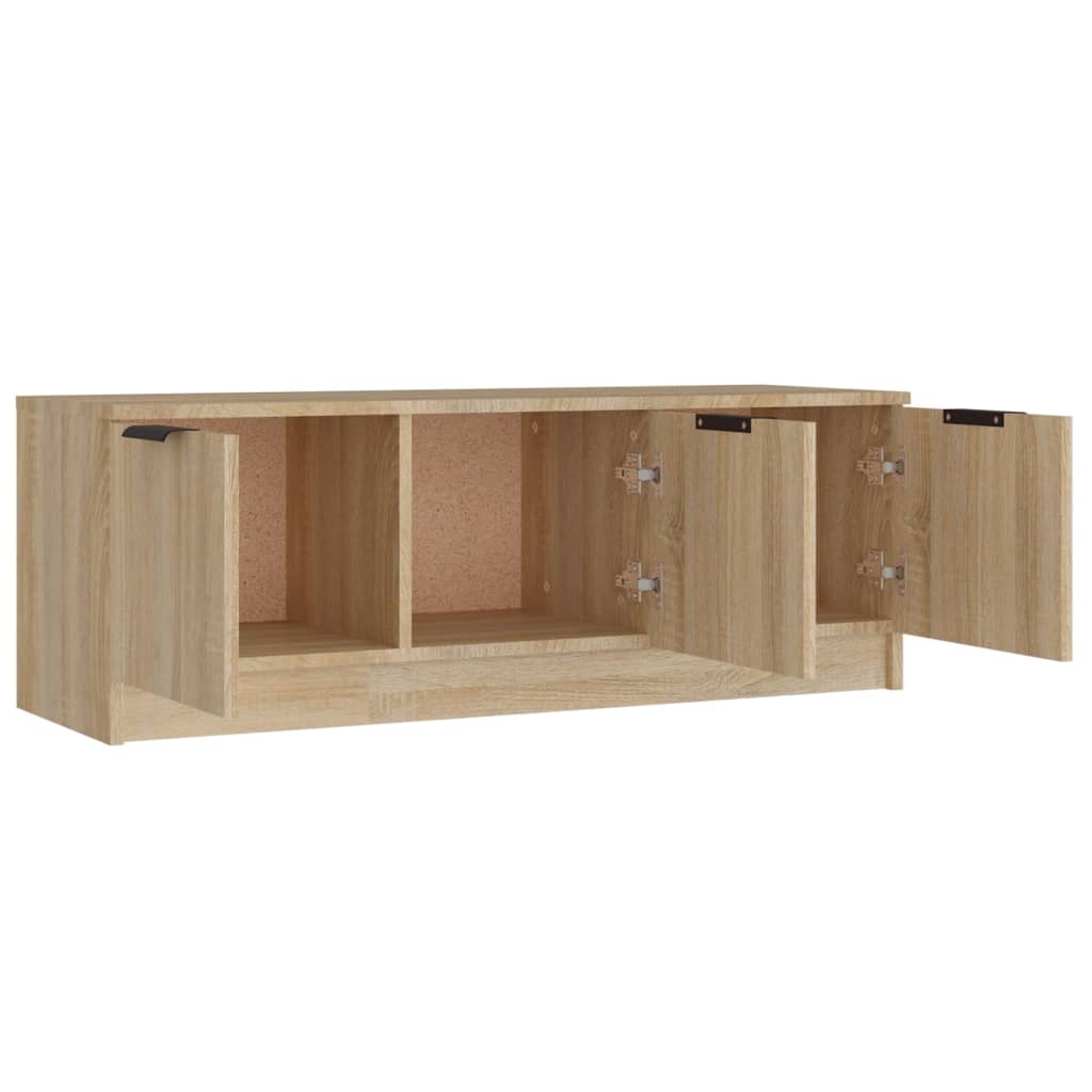 vidaXL TV Cabinet Sonoma Oak 102x35x36.5 cm Engineered Wood