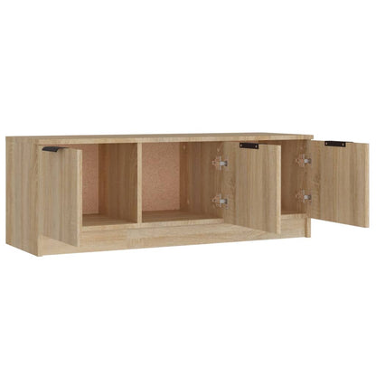 vidaXL TV Cabinet Sonoma Oak 102x35x36.5 cm Engineered Wood
