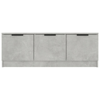 vidaXL TV Cabinet Concrete Grey 102x35x36.5 cm Engineered Wood