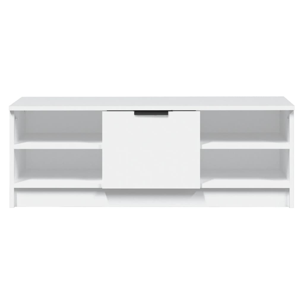 vidaXL TV Cabinet White 102x35.5x36.5 cm Engineered Wood