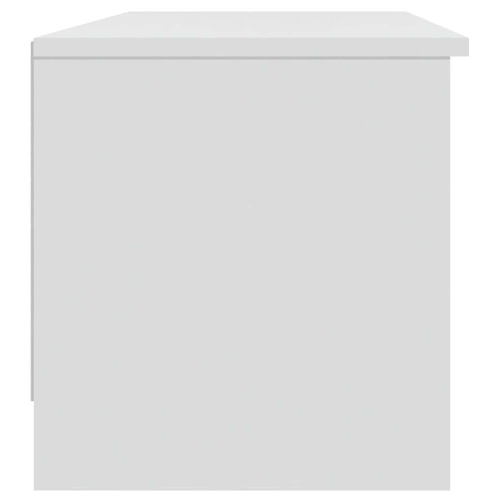 vidaXL TV Cabinet White 102x35.5x36.5 cm Engineered Wood