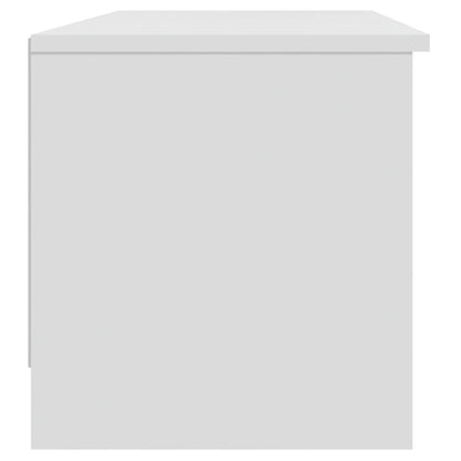 vidaXL TV Cabinet White 102x35.5x36.5 cm Engineered Wood