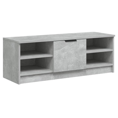 vidaXL TV Cabinet Concrete Grey 102x35.5x36.5 cm Engineered Wood
