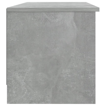 vidaXL TV Cabinet Concrete Grey 102x35.5x36.5 cm Engineered Wood