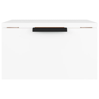 vidaXL Wall-mounted Bedside Cabinet White 34x30x20 cm