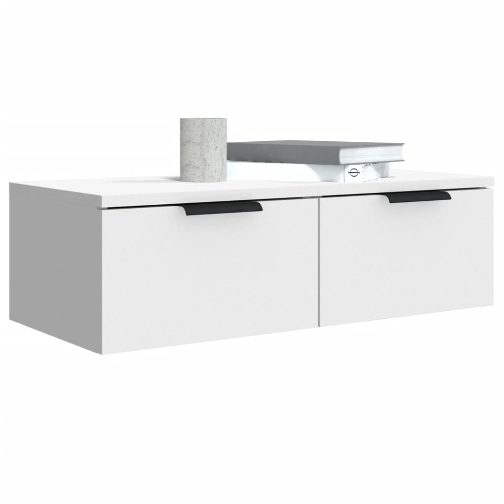 vidaXL Wall Cabinet White 68x30x20 cm Engineered Wood
