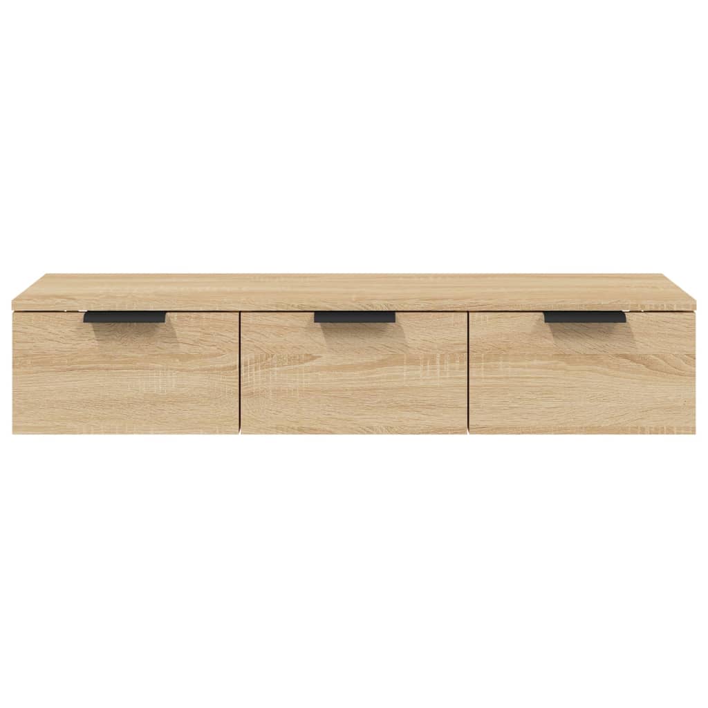 vidaXL Wall Cabinet Sonoma Oak 102x30x20 cm Engineered Wood