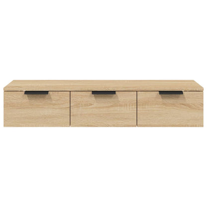 vidaXL Wall Cabinet Sonoma Oak 102x30x20 cm Engineered Wood