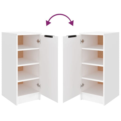 vidaXL Shoe Cabinet White 30x35x70 cm Engineered Wood