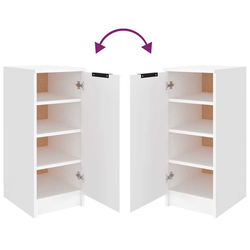 vidaXL Shoe Cabinet White 30x35x70 cm Engineered Wood
