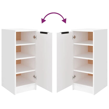 vidaXL Shoe Cabinet White 30x35x70 cm Engineered Wood
