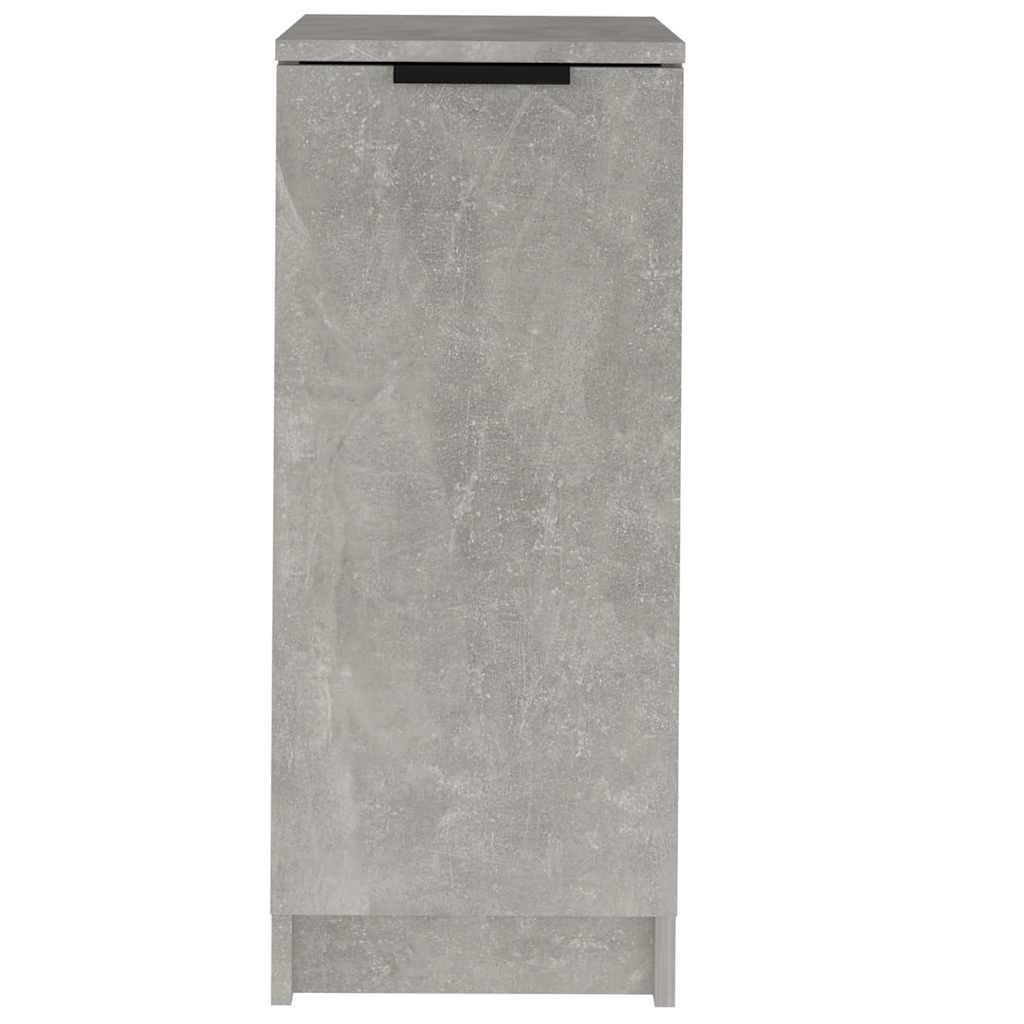 vidaXL Shoe Cabinet Concrete Grey 30x35x70 cm Engineered Wood