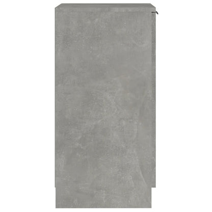 vidaXL Shoe Cabinet Concrete Grey 30x35x70 cm Engineered Wood