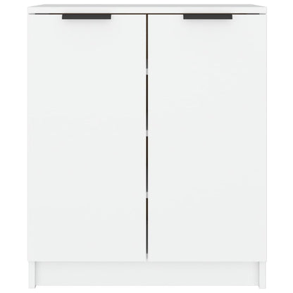 vidaXL Shoe Cabinet White 59x35x70 cm Engineered Wood