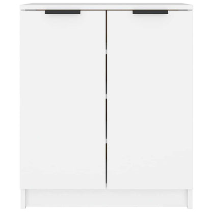 vidaXL Shoe Cabinet White 59x35x70 cm Engineered Wood
