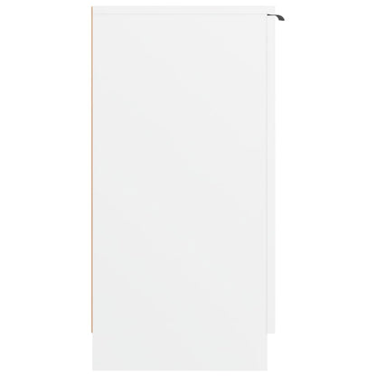 vidaXL Shoe Cabinet White 59x35x70 cm Engineered Wood