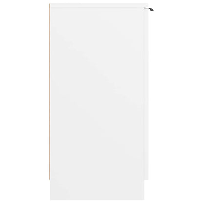 vidaXL Shoe Cabinet White 59x35x70 cm Engineered Wood