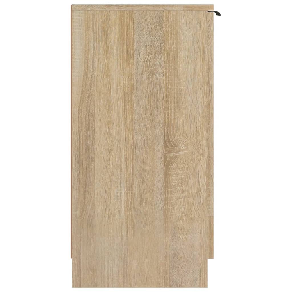 vidaXL Shoe Cabinet Sonoma Oak 59x35x70 cm Engineered Wood