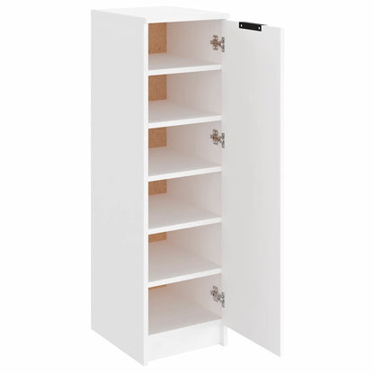 vidaXL Shoe Cabinet White 30x35x100 cm Engineered Wood