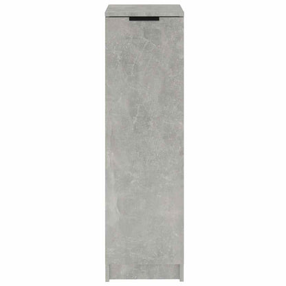 vidaXL Shoe Cabinet Concrete Grey 30x35x100 cm Engineered Wood