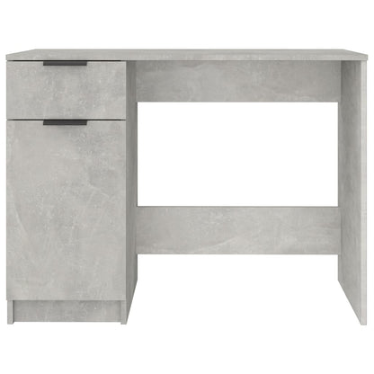 vidaXL Desk Concrete Grey 100x50x75 cm Engineered Wood