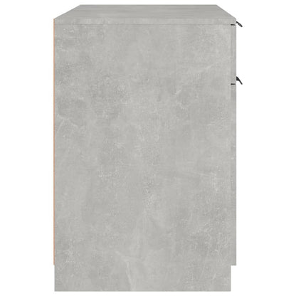 vidaXL Desk Concrete Grey 100x50x75 cm Engineered Wood
