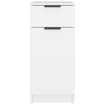 vidaXL Desk Cabinet White 33.5x50x75 cm Engineered Wood
