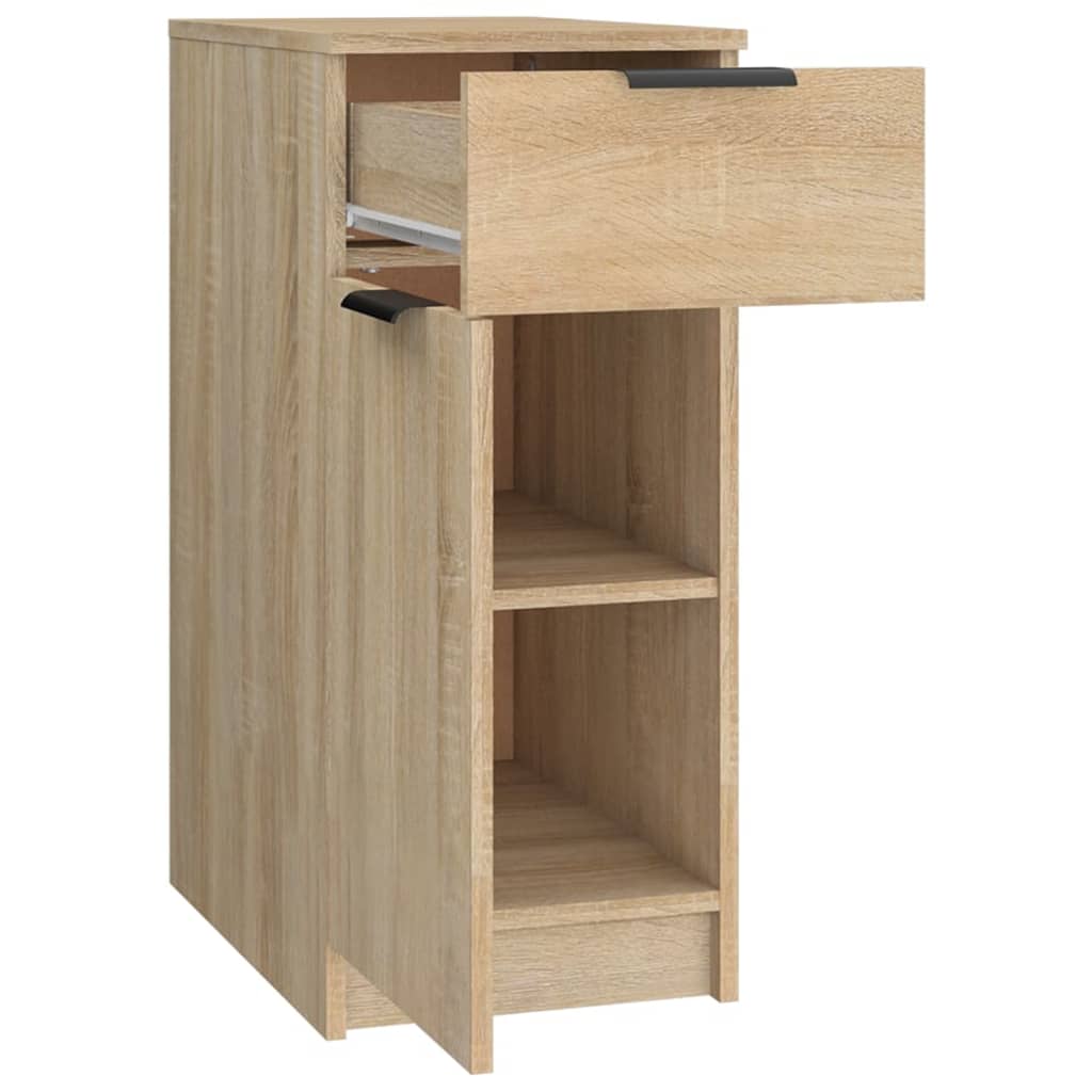 vidaXL Desk Cabinet Sonoma Oak 33.5x50x75 cm Engineered Wood