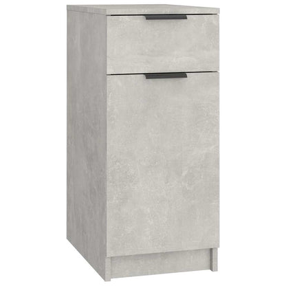 vidaXL Desk Cabinet Concrete Grey 33,5x50x75 cm Engineered Wood