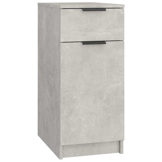 vidaXL Desk Cabinet Concrete Grey 33,5x50x75 cm Engineered Wood