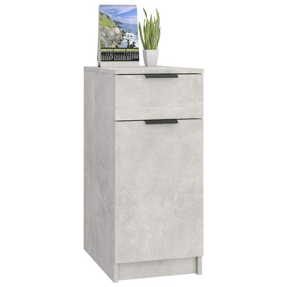vidaXL Desk Cabinet Concrete Grey 33,5x50x75 cm Engineered Wood