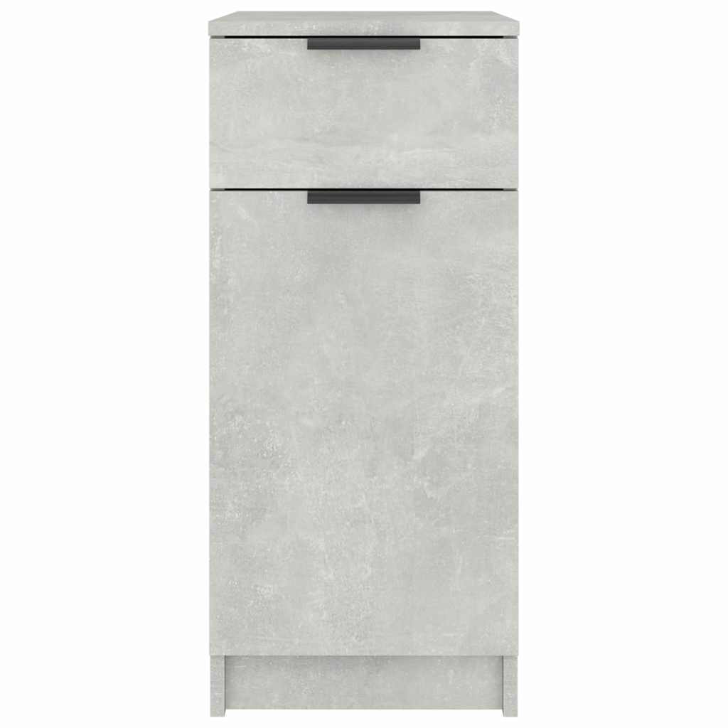 vidaXL Desk Cabinet Concrete Grey 33,5x50x75 cm Engineered Wood