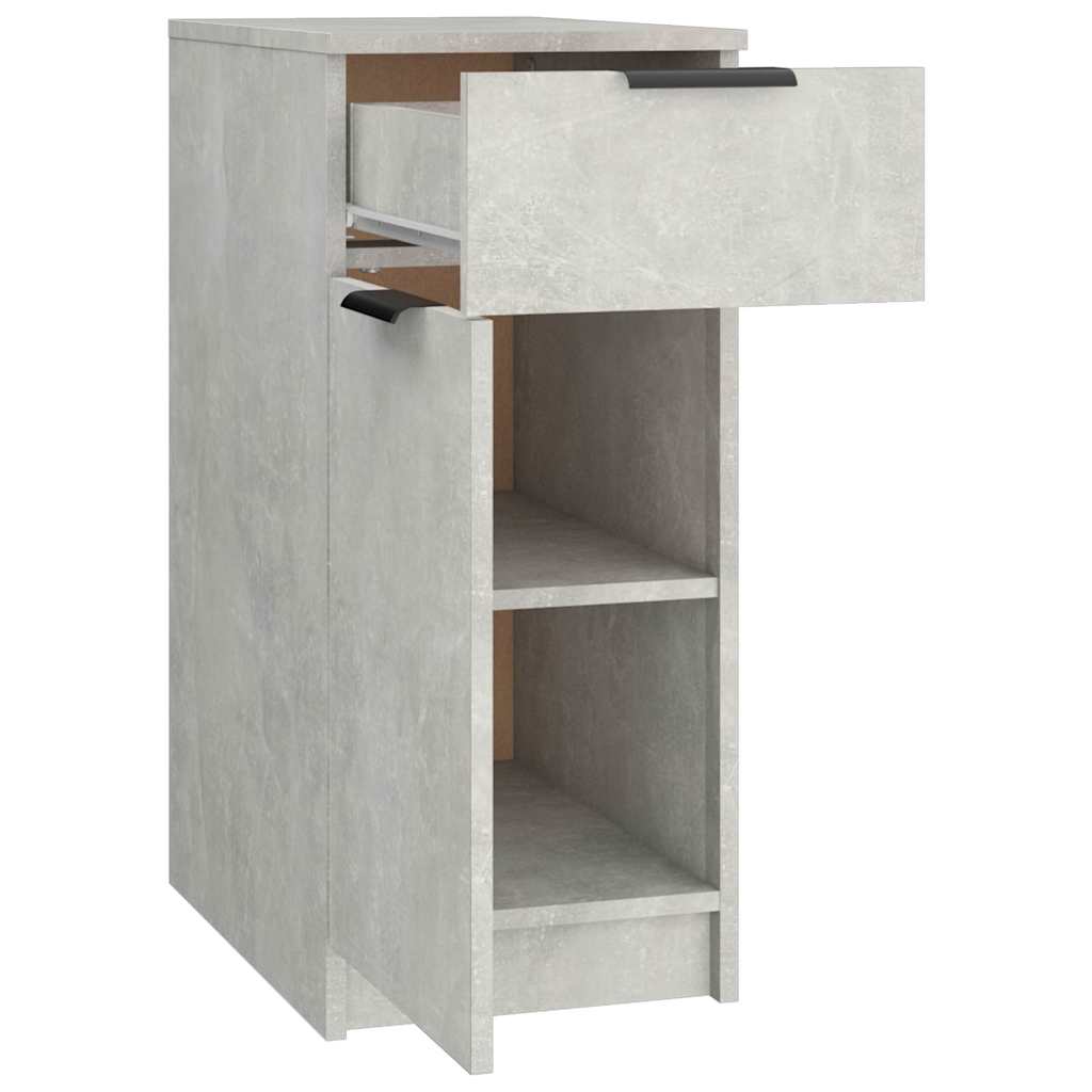 vidaXL Desk Cabinet Concrete Grey 33,5x50x75 cm Engineered Wood