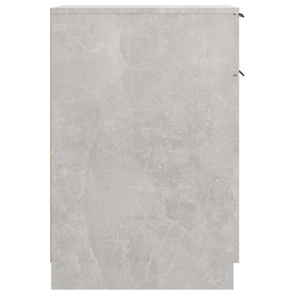 vidaXL Desk Cabinet Concrete Grey 33,5x50x75 cm Engineered Wood