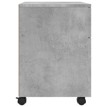 vidaXL File Cabinet | Concrete Grey | Engineered Wood | Medium | File Cabinet