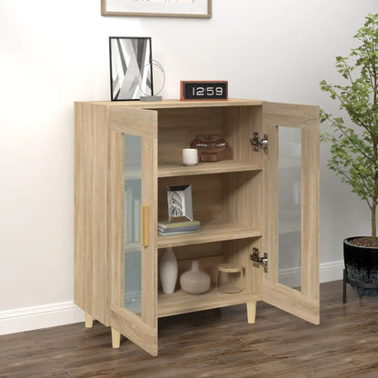 vidaXL Sideboard Sonoma Oak 69.5x34x90 cm Engineered Wood