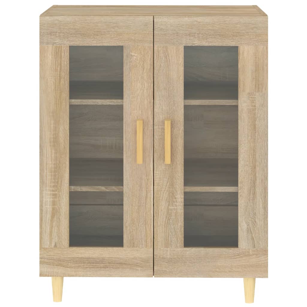 vidaXL Sideboard Sonoma Oak 69.5x34x90 cm Engineered Wood