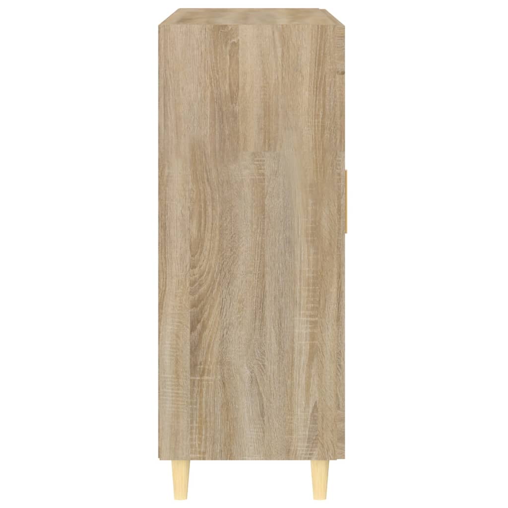vidaXL Sideboard Sonoma Oak 69.5x34x90 cm Engineered Wood