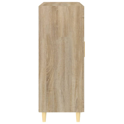 vidaXL Sideboard Sonoma Oak 69.5x34x90 cm Engineered Wood