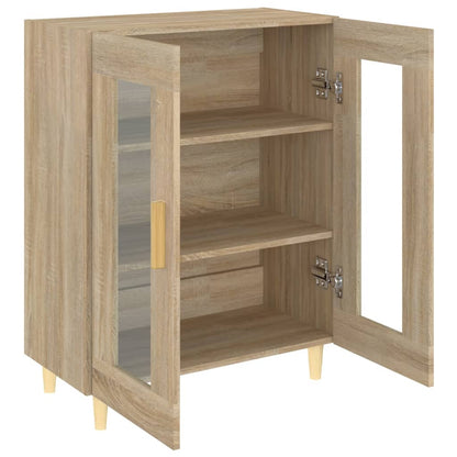 vidaXL Sideboard Sonoma Oak 69.5x34x90 cm Engineered Wood
