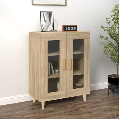 vidaXL Sideboard Sonoma Oak 69.5x34x90 cm Engineered Wood