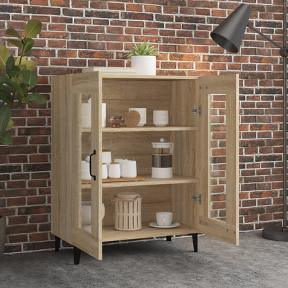 vidaXL Sideboard Sonoma Oak 69.5x34x90 cm Engineered Wood
