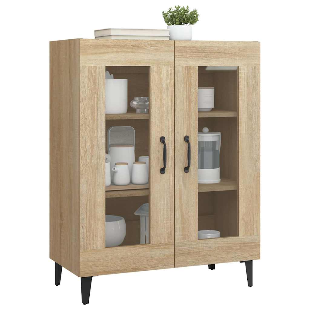 vidaXL Sideboard Sonoma Oak 69,5x34x90 cm Engineered Wood