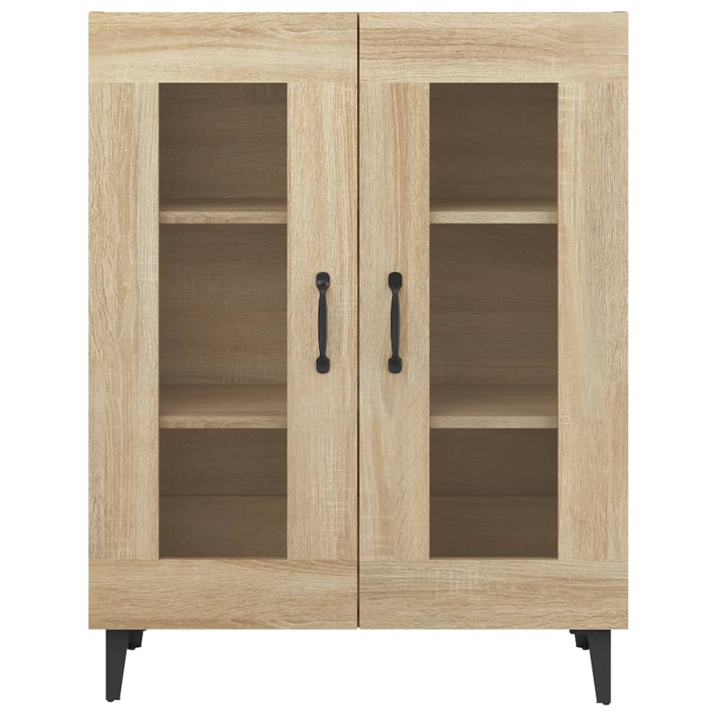 vidaXL Sideboard Sonoma Oak 69.5x34x90 cm Engineered Wood