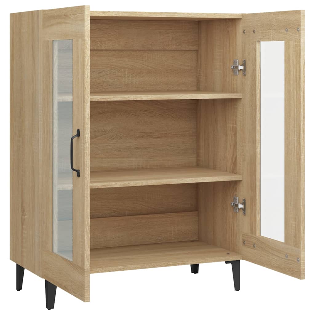 vidaXL Sideboard Sonoma Oak 69.5x34x90 cm Engineered Wood