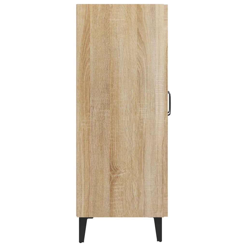 vidaXL Sideboard Sonoma Oak 69.5x34x90 cm Engineered Wood